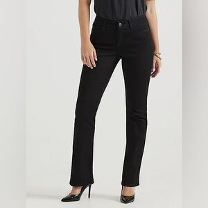 NWT Lee Ultra Lux Comfort with Flex Motion Bootcut Black Jeans Size 20W Tall